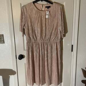 Lane Bryant pink dress plus size women’s